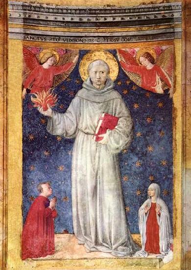 GOZZOLI, Benozzo St Anthony of Padua. Germany oil painting art